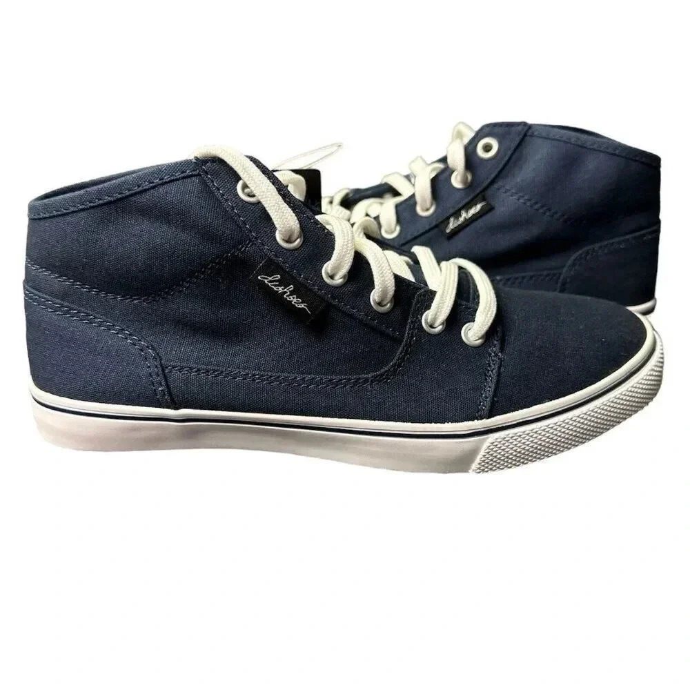 COPY - DC Bristol Mid Canvas Women's Casual Skate Shoe Blue Size 6